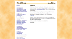Desktop Screenshot of hans-retep-gedichte.de